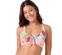 Roxy Damen Bralette Adjustable Swim Top, Quick-Dry, UPF 50+, Pool, Surf, Resort Wear Bikini, Tropic Mix, S