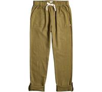 ROXY Damen Cargo Hose aus Leinen On The Seashore (ERJNP03294) S LODEN GREEN