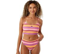 Roxy Damen Cropped Tank Beach UPF 50+, Quick-Dry, Supportive Fit, Stretch, Swim & Surf Top Bikini, Mehrfarbig/Meereswellen (Ocean Tides), S