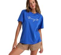 Roxy Damen Hangloose The Sky T-Shirt, Blau-Dazzling Blue, S
