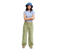 Roxy - Kordsamt-Hose - Damen / Frau - Down Patrol Corduroy Pant - Down Patrol Corduroy Pant Oil Green für Damen aus Baumwolle - Größe 27 Khaki 27 US