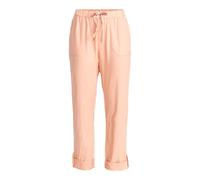 Roxy Damen Non-Denim Pants On The Seashore - Elastische Leinen-Hose für Frauen, Cafe Creme, S, ERJNP03294