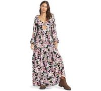 Roxy Women's On Holiday Maxi Dress, Anthracite New Life