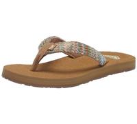 Roxy Women's Porto Sandal Flip Flop, Multi/Olive 241, 10