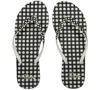 Roxy Damen Portofino Iii Sandale, Black/White Checker, 40 EU