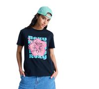T-Shirt ROXY "Oceanregular Poster", Damen, Gr. XL, anthrazit, Obermaterial: 100% Walkfrottier;, Shirts T-Shirt (84500935-XL) anthrazit