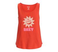 Roxy Damen Surfclassic Tank Organic T-Shirt, Poppy Red, Large