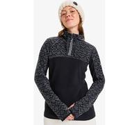ROXY Damen Sweatshirt SAYNA HALF ZIP (ERJFT04831) XS TRUE BLACK ROXYGRAM TONAL