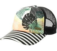 Roxy Damen Water Come Down Trucker Hat Hut, Jet Black Crazy Victoria Popsurf, Einheitsgröße