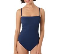 Roxy Damen Women’s One Piece Swimsuit - Bandeau Bathing Suit, Tummy Control, Removable Cups, Quick-Dry Fabric Badeanzug, Mood Indigo, Large