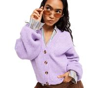 Roxy Deep As The Ocean Strickjacke viola Damen Gr. L