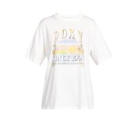Roxy Dreamers - T-Shirt mit übergroßem Loose Fit für Frauen Weiß