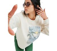 Roxy East Side Midweight - Long Sleeve Top for Women - Langärmliges Oberteil - Frauen - M - Beige.