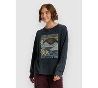 Sweatshirt ROXY "EASTSIDE MIDWEIGHT", Damen, Gr. L (40), anthrazit, Obermaterial: 60% Baumwolle, 40% Polyester, Rundhals, Sweatshirts Sweatshirt (75852625-L) anthrazit