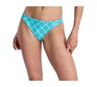 Bikini-Hose ROXY "Printed Essentials", Damen, Gr. XL, US-Größen, katydid as if plaid, Obermaterial: 85% Microfaser, 15% Elasthan;, Badehosen Bikini-Hose (87547201-XL) katydid as if plaid