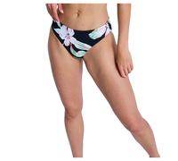 Bikini-Hose ROXY "Printed Essentials", Damen, Gr. XS, US-Größen, anthrazit spring charming, Obermaterial: 85% Polyester, 15% Elasthan;, Badehosen Bikini-Hose (62230359-XS) anthrazit spring charming
