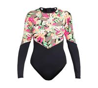 Roxy Fashion - Langärmliger Badeanzug - Frauen - S - Schwarz.