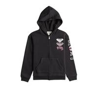 Roxy Girl's SURF Feeling Zipped Brushed Sweatshirt, Phantom, 116