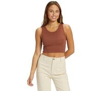 Roxy Good Keepsake Cropped-Tanktop für Damen, Root Beer 241, Root Beer 241, Mittel