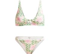 Roxy - Hibiscus Daze Elongated Tri St Basil Party Waves Yw für Damen - Größe S - Grün Grün S