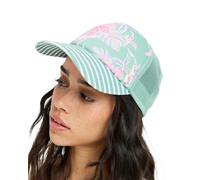Roxy Hibiscus Island - Trucker Cap for Women - Truckerkappe - Frauen - One Size - Grün.