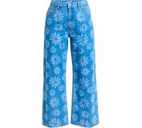 Roxy - Hose aus Bio-Baumwolle - Damen / Frau - Boogie Night Mid Pant - Boogie Night Mid Pant Surf Wash für Damen aus Baumwolle - Größe 27 Blau 27 US