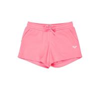 Roxy Hose mit elastischer Taille, Surf-Feeling, Frottee, kurz, Mädchen, Rosa