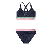 Roxy Ilacabo Active - Zweiteiliges Crop-Top-Bikini-Set für Mädchen 7-16 Blau