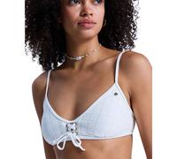 Bandeau-Bikini-Top ROXY "Roxy Island Bralette", Damen, Gr. L, Cup B, coconut milk, Obermaterial: 87% Nylon, 13% Elasthan;, Bikini-Oberteile (29529161-L) coconut milk
