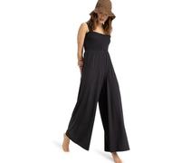 Jumpsuit ROXY "Just Passing By", Damen, Gr. XL, grau (phantom), [Hauptstoff] 63% Polyester, 33% Viskose, 4% Elasthan, Overalls (34342631-XL) phantom