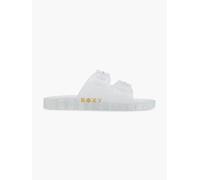ROXY Kattie Glitter Flache Pantolette Silber, Damen, Größe: 39, Material: Synthetik