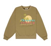 Roxy - Kid's Lineup Crew RG Terry - Pullover, Gr. 140-146 10 Years - M, beige (OilGreen)