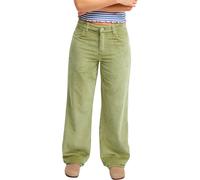 Roxy - Kordsamt-Hose - Damen / Frau - Down Patrol Corduroy Pant - Down Patrol Corduroy Pant Oil Green für Damen aus Baumwolle - Größe 26 Khaki 26 US