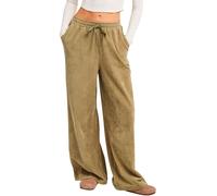 Roxy - Kordsamt-Hose - Damen / Frau - Lekeitio Pant Knit - Lekeitio Pant Knit Corduroy Parchment für Damen aus Baumwolle - Größe L - Beige L