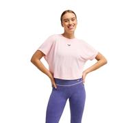 Roxy Kurzärmliges Strickoberteil, Everyday Flow Crossed Back Tee Damen, Rosa