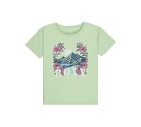 Roxy Kurzarm T-Shirt LILYREGULAR Vintage Girl's Green 4, Pistaziengrün, 4 Jahre