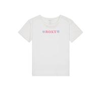 Roxy Kurzarm T-Shirt LILYREGULAR Vintage Girl's White 4, Egret, 4 Jahre