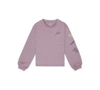 Langarmshirt ROXY "Orchidregular Go", Mädchen, Gr. 4(101-108cm), nirvana, 100% Baumwolle, Shirts Langarmshirt (42053922-4) nirvana