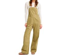 Roxy - Latzhose aus Baumwolltwill - Damen / Frau - Trail Blazer Twill Jumper Overall Oil Green - Trail Blazer Twill Jumper Overall Oil Beige M