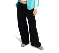 Roxy Lekeitio Knit - Easy Wear Pull On Corduroy Trousers for Women - Bequeme Cordhose - Frauen - L - Schwarz.