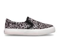 Sneaker ROXY "Lili Slip On", Damen, Gr. 8,5(39), schwarz-weiß (schwarz, leopard), Obermaterial: 100% Rindsveloursleder / Futter: 50% Canvas, 50% Schweinsleder / Laufsohle: 100% Gummi., Schuhe Sneaker