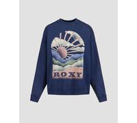 Roxy Lineup Sweatshirt Arjft04244-bym0 Print;Dunkelblau XS
