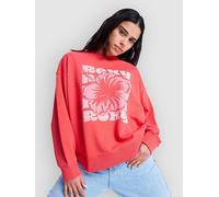 Roxy Lineup Terry Sweater hibiscus Damen Gr. M