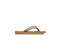 Sandale ROXY "Rg Porto Raffia", Jungen, Gr. 35, blau, braun, weiß, Obermaterial:Obermaterial: 90% synthetisches Raffia/10% Textilpolyester, Futter: 100% Textilpolyester, Laufsohle: 100% EVA;, Schuhe S