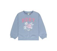 Sweatshirt ROXY "MORNING HIKE BRUSHED RG", Kinder, Gr. 16 (170/176), blau blizzard, Obermaterial: 80% Baumwolle, 20% Polyester, sportlich, Sweatshirts (63097617-16) blau blizzard
