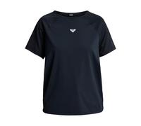 Trainingsshirt ROXY "Move Free Mesh", Damen, Gr. S, anthrazit, 80% recyceltem Polyester, 20% Elasthan, Shirts (23367731-S) anthrazit