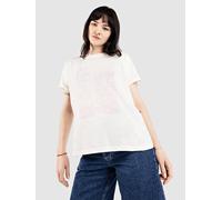 Roxy Damen Oceanregular Poster T-Shirt, Egret, XS