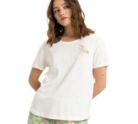 Roxy Damen Oceanwave Regular T-Shirt, Egret, XS