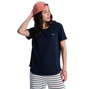 Roxy Oceanwave T-Shirt, Kurzarm, regulär, EMBY, Damen, Schwarz, XXL