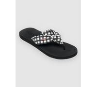 Roxy Damen Flip-Flops Paia V schwarz/weiß Größe 39